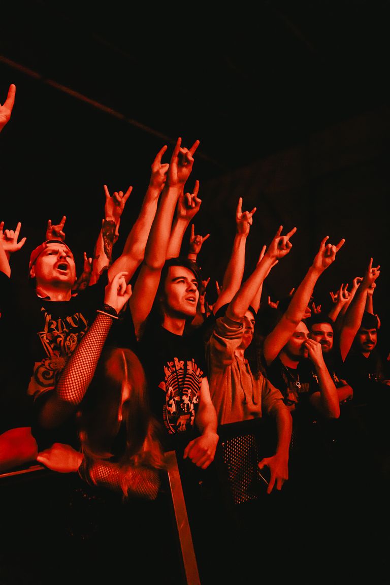 Lamb of God performing live at AEC Theatre in Adelaide